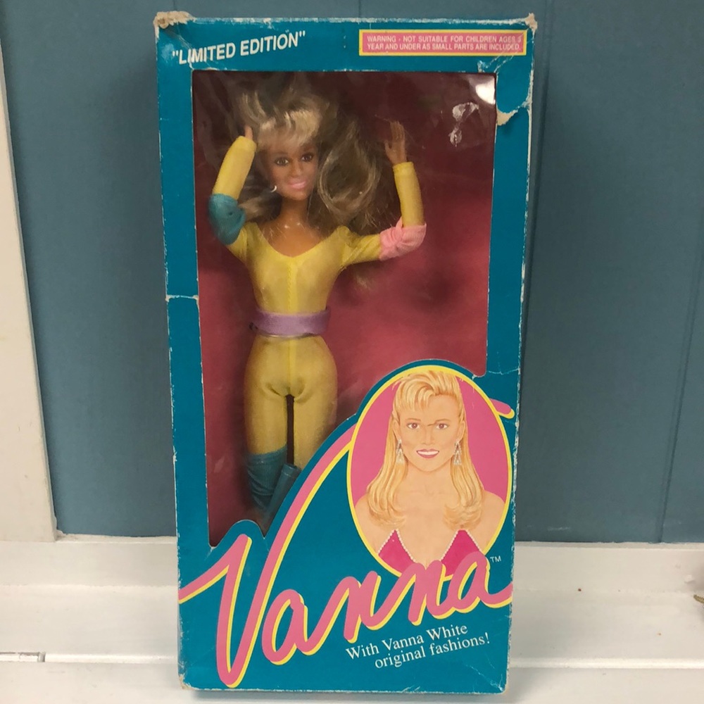 1990 HSC Home Shopping Club VINTAGE BARBIE DOLL Workout JUMPSUIT Pleather Jacket